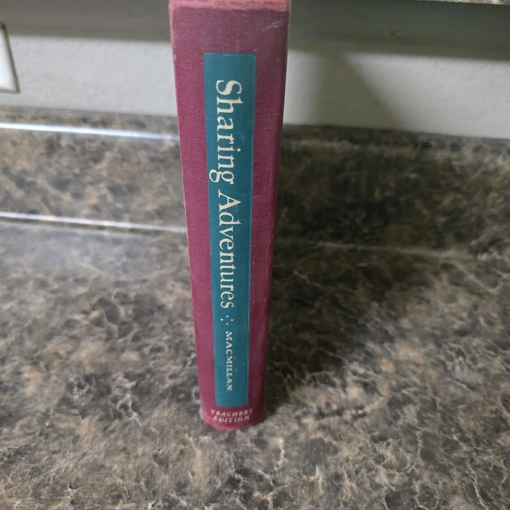 Vintage Book SHARING TOGETHER 1949 Beckley-Cardy School Textbook Junk Journaling